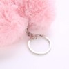 Soleebee Künstliche Kaninchenfell Keychain Flauschigen Liebesherz Pom Pom Schlüsselanhänger Taschen