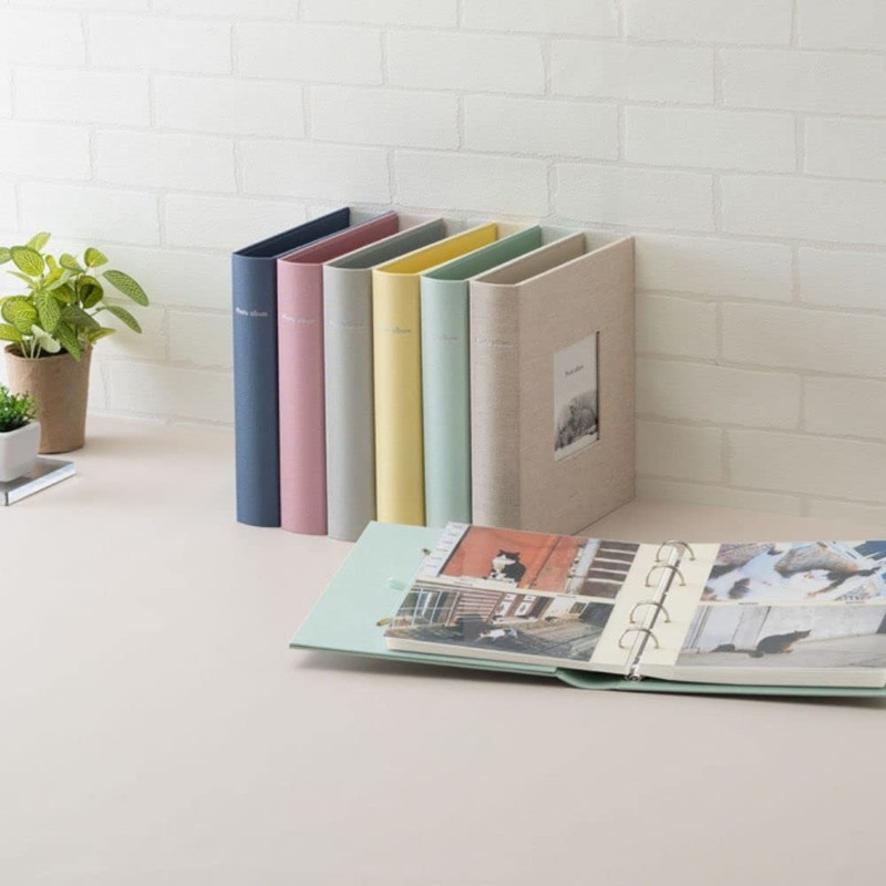 Photo Frame Album, Binder Type, Refill Sold Separately, Marks Pale