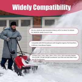 Caalii 2Pack 951-10630 Snowblower Key Compatible with 07500111 731-05632 751-10630 for Craftsman Huskee MTD Zongshen Engines