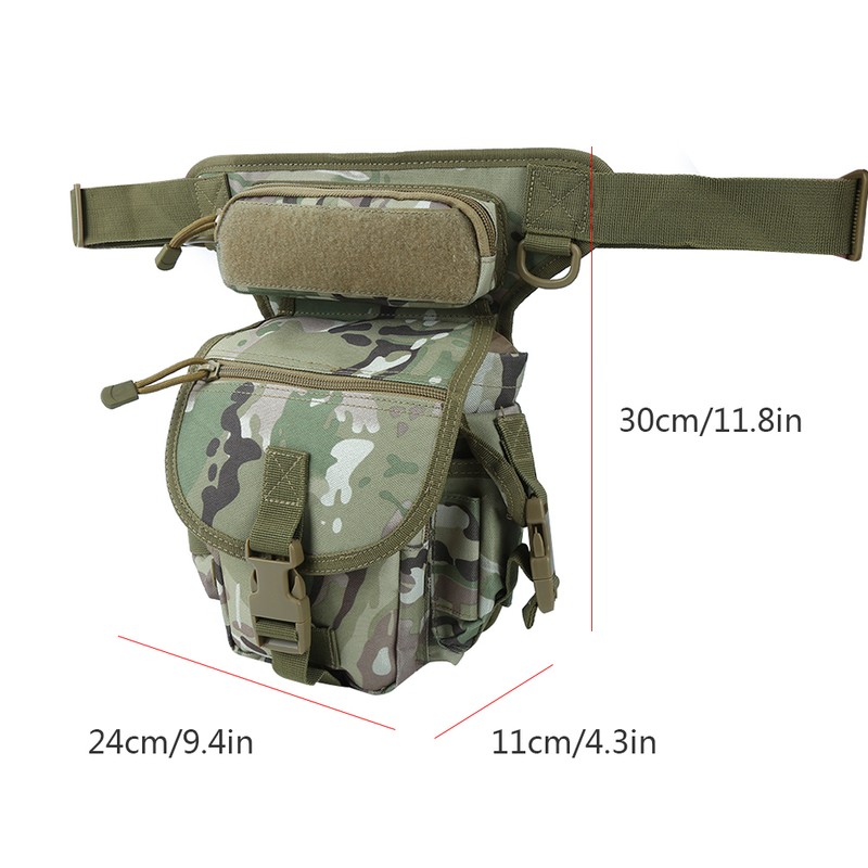 Oxford Cloth Drop Leg Bag Waterproof Reporter Pouch Leg Bag