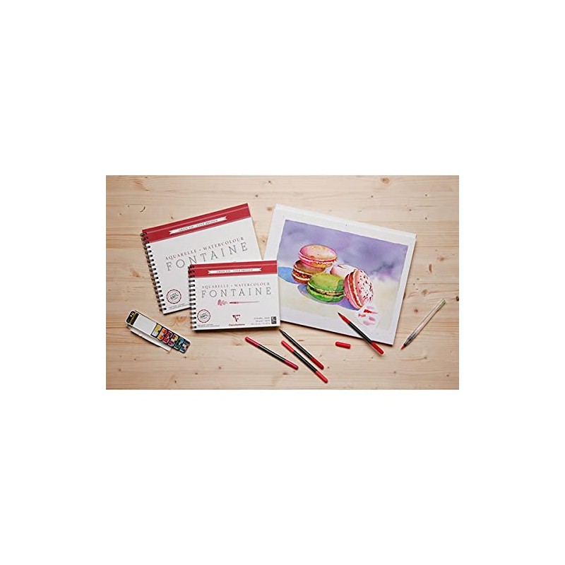 Clairefontaine - Ref 96436C - Fontaine Cold Pressed Watercolour Glued