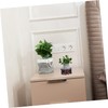 Mipcase 1Pc Antique Wood Display Base for Flowerpots Chinese Style
