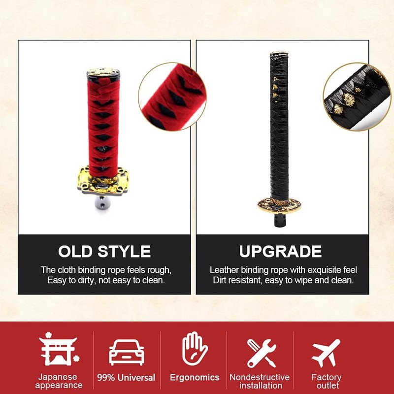 GSTP Automatic Katana Shift Knob Samurai Sword Weighted Gear Shifter