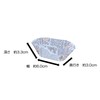 Hiroka Sangyo Bagged English Pattern Side Dish Cups, Deep Obon,