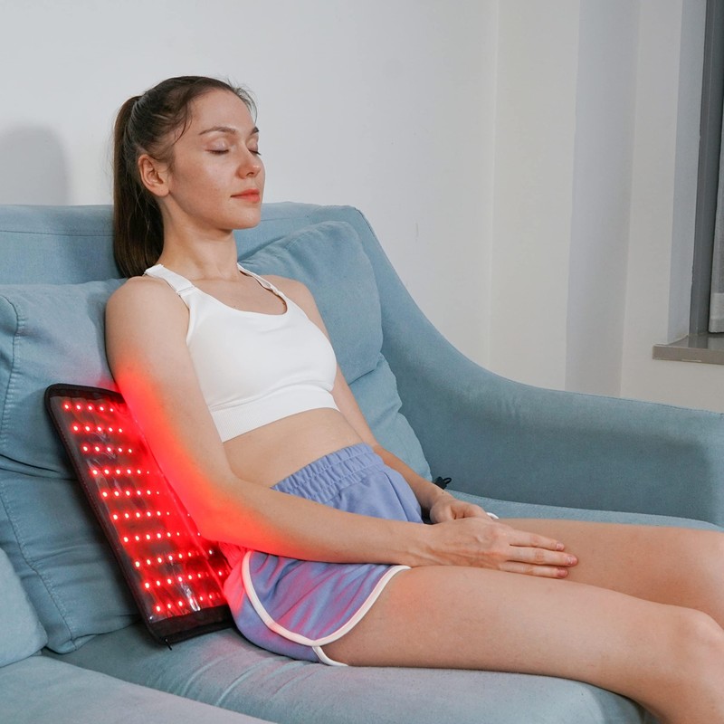 LOVTRAVEL 660nm LED Red Light Therapy for Body 21''x13.7'' and