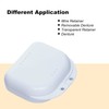 BOOMIBOO Retainer Case with Vent Holes, 4 Pcs Denture Cases,