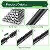3 PCS Auger Extension Drill Bits, 3/4” Shaft Earth Auger