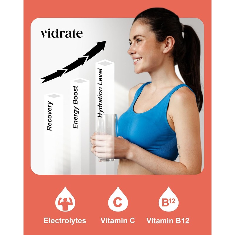 Electrolytes Powder - Hydration Sachets Packed with Vitamins - Zero