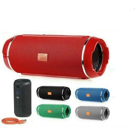 SQUADO Portable Bluetooth Speaker Waterproof WiFi 20W Hands-Free Calling Audio Input 3.5mm USB Port for Charging Multicolor