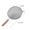 Sieve with Wooden Handle, Stainless Steel, 20cm in Diameter