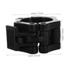 Sosoport 2pcs Slip Barbell Clamps Sturdy Weightlifting Clips for Secure