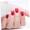 Vaguelly 2 Boxes Heart Shaped Nail Glitter Sequins for Nail
