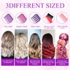 5 Pieces Hair Comb 3 Colour Hair Highlight Comb Double-Sided