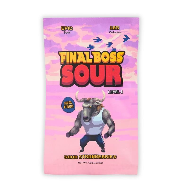 Level 1 Strawberries (12 pack) Dried Fruit Sour Snack