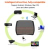 D8 Rechargeable Wireless Keyboard with Touchpad, 2.4G WiFi/BT4.2 Dual Mode