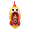 Máscara Rubber Chicken Pollo Chillón Divertido Halloween Color Amarillo