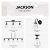 Globe Electric 59629 Jackson 3 Track Lighting, Dark Bronze, Antique