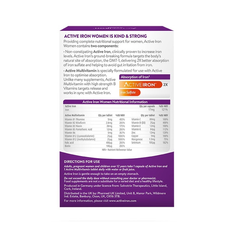 Active Iron for Women Capsules 60 Capsules