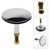 43 mm Bath Plug, Universal Bath Plug with Adjustable Screw,
