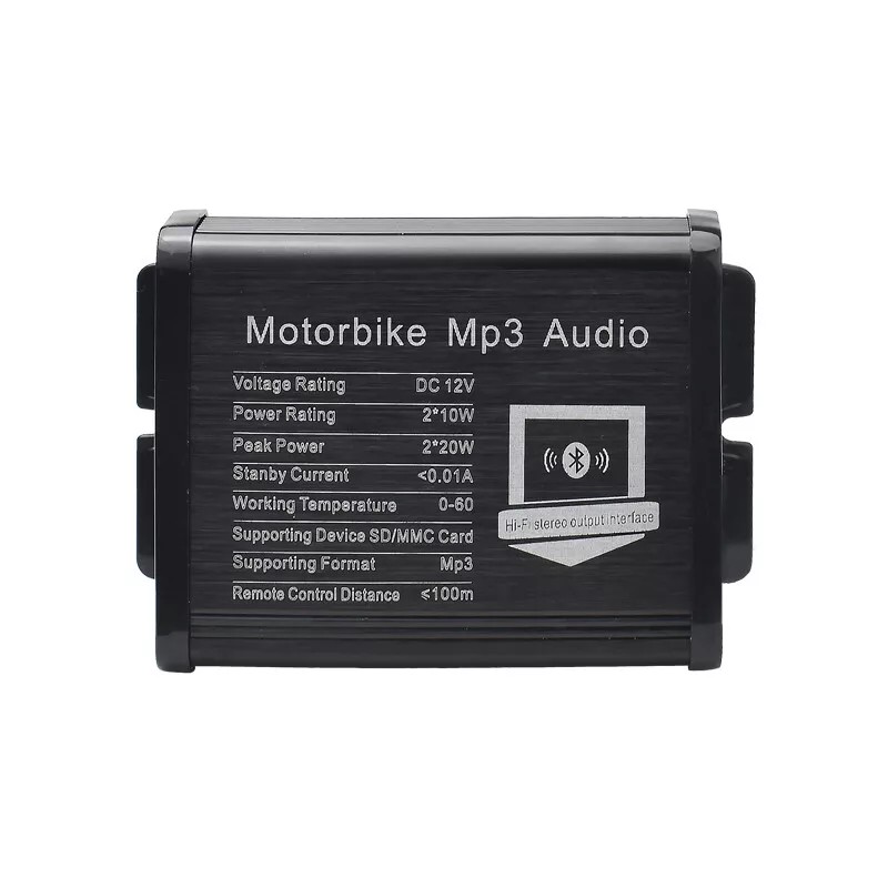 GDM Motorcycle Bluetooth Speakers & Anti Theft Alarm remote Waterproof