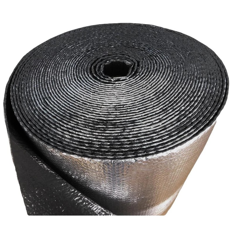 IES REFLECTIVE BLACK / SILVER FOIL Double BUBBLE Foil Insulation