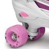 Roces QUADDY Girl Skateboard, Bimba, Blanco/Rosa, 30-33