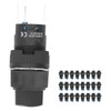25PCS 16mm Square 5 Pin Knob Select Switch Self Locking
