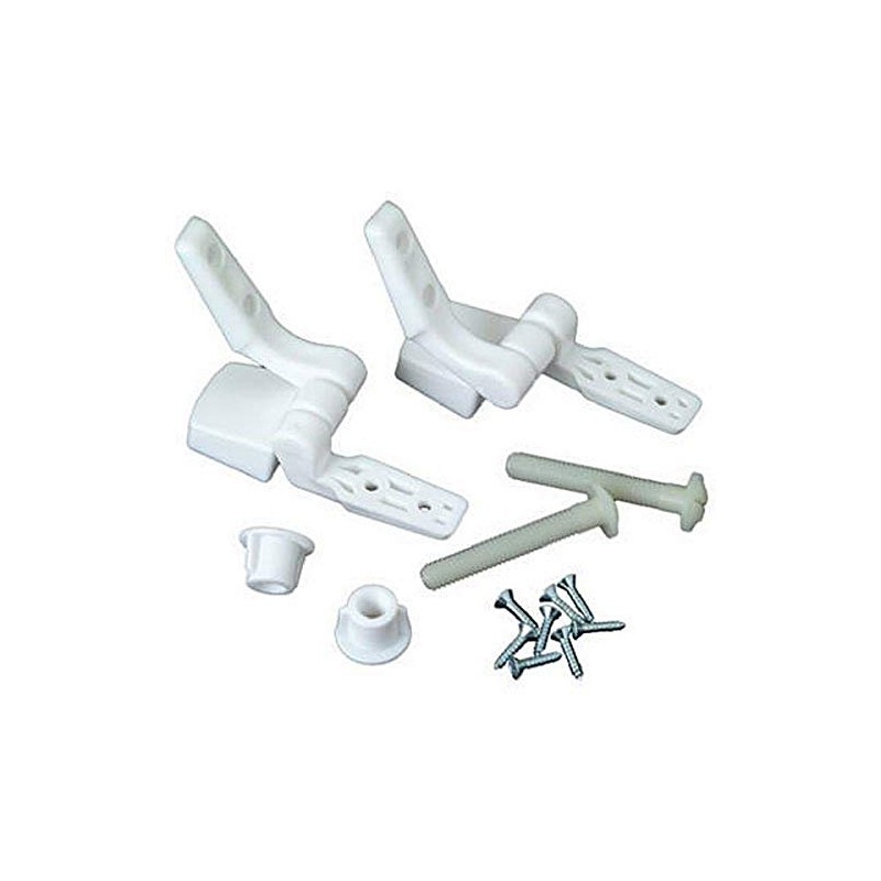 Master Plumber 479-56 White Toilet Seat Hinge Replacement Parts