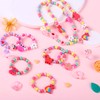 Naler 6 Kit Pulseras Collares y Anillos Conjunto de Cuentas