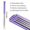 Stainless Steel Chopsticks Reusable Multicolor Lightweight 304 Metal Chopsticks Dishwasher