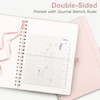 RETTACY Bullet Dotted Journal - A4 Notebook Hardcover Leather Journal,Dot