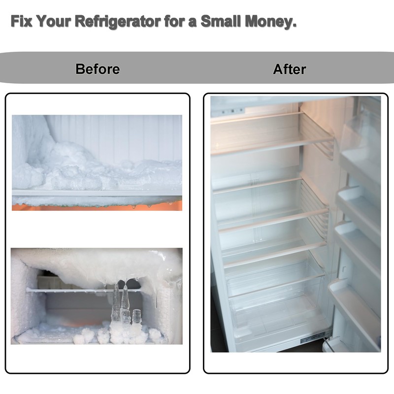 WR51X443 Refrigerator Defrost Heater Assembly Replacement AP2071465 PS303934 Compatible With