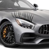 Car Eyelash Stickers, 4 Pieces 3D Eyelashes Car Decorative Sticker,