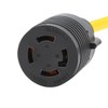 Nema 5-15P to L14-30R Power Adapter Cord, Household 15Amp to