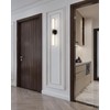 Modern Wall Sconce, HWH 27'' Black Gold Bathroom Vanity Light