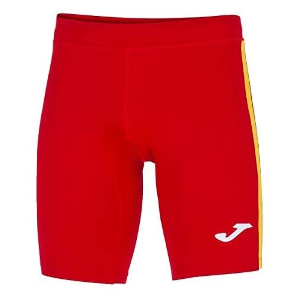 Joma Elite Vii Short running, Children, boys, 101520.609, Red-Yellow, XXS
