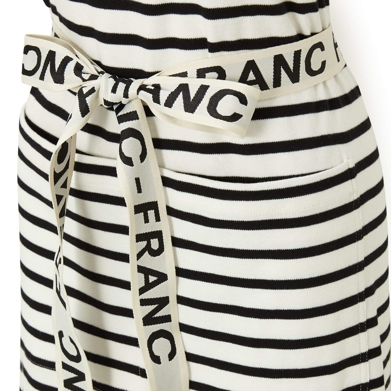 Francfranc Franc Logo Full Apron Apron Apron for Women Black