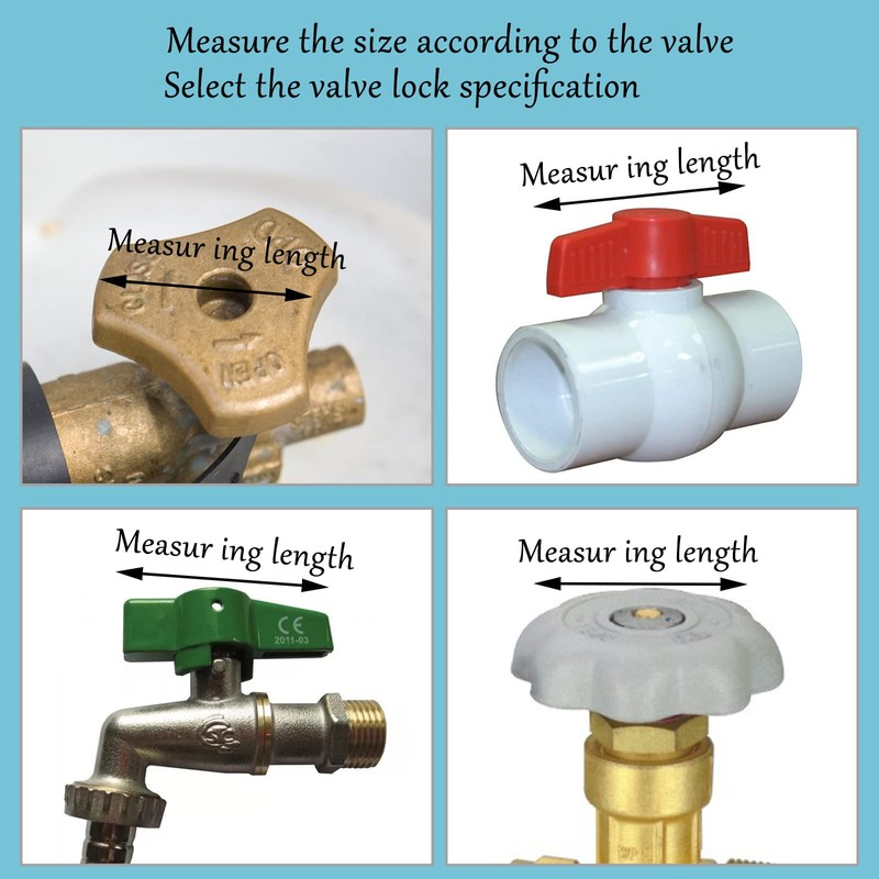 Outdoor Faucet Lock, Faucet Lock Suitable for Water Valves, Gate