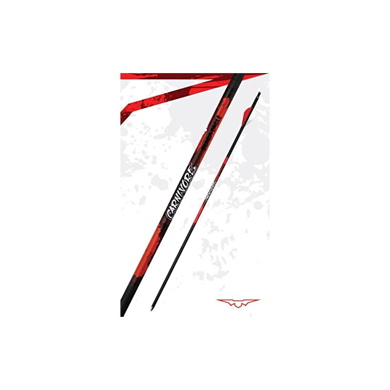 Black Eagle Carnivore Fletched Arrows - .003" 6 Pack -