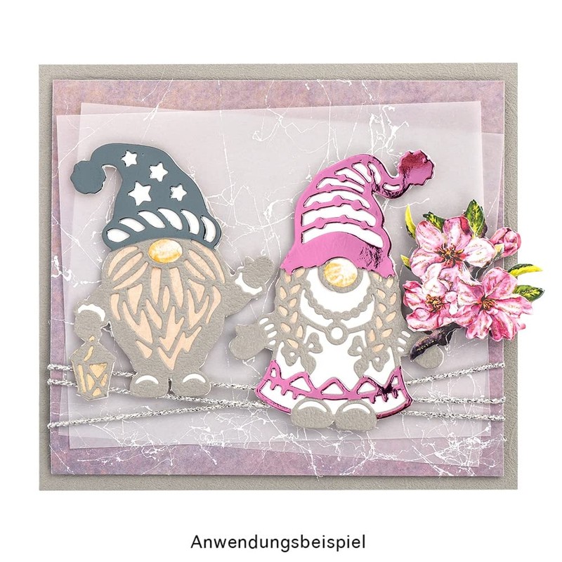 Ideen mit Herz 22 x Gnome All Year Round Cutting