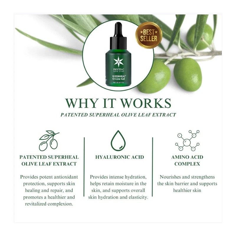 Phyto-C Superheal™ O-Live Gel Moisturzing Gel 0.13oz/3.75mL
