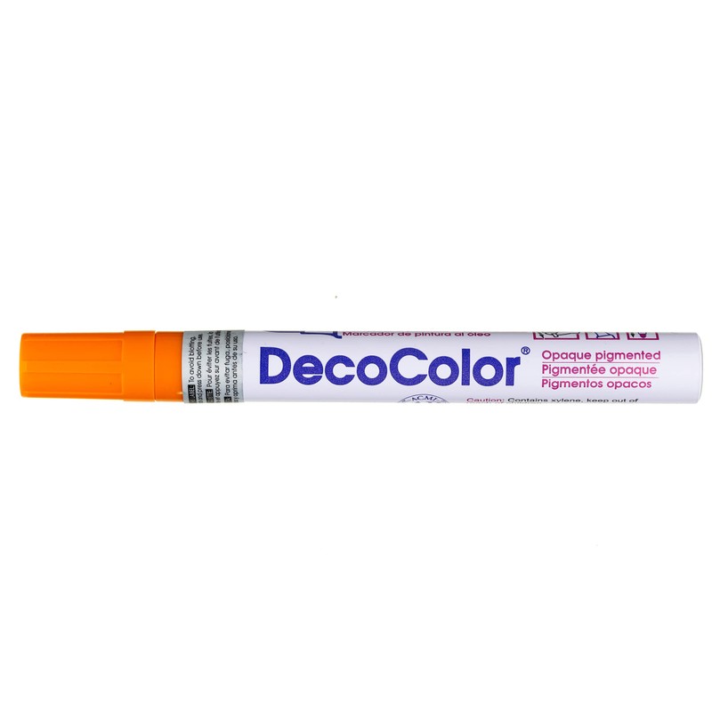 Uchida 300-C-7 Marvy Deco Color Broad Point Paint Marker, Orange