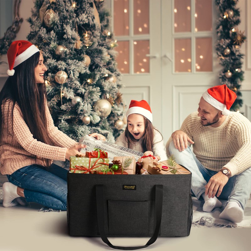 GhvyenntteS Extra Large Utility Tote Bag, Stand Up Utility Tote