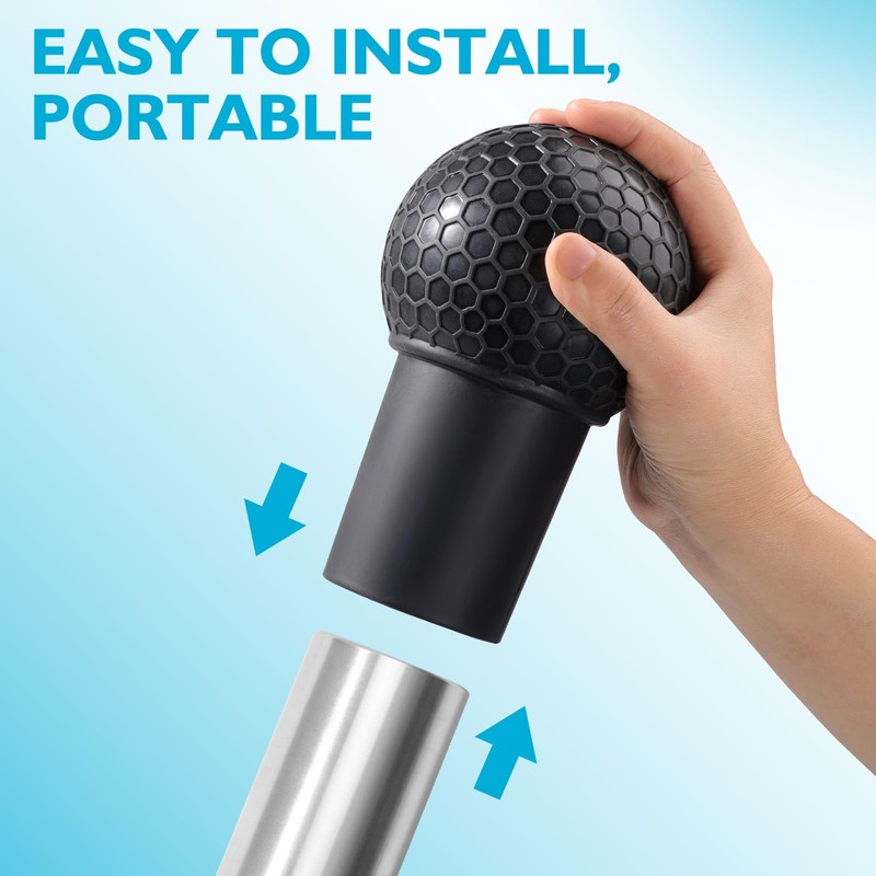 DASKING Landmine Attachment for Barbell, Sturdy Portable 360° Barbell Landmine