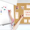 XBoard Magnetic Dry Erase Board & Cork Board 48 x