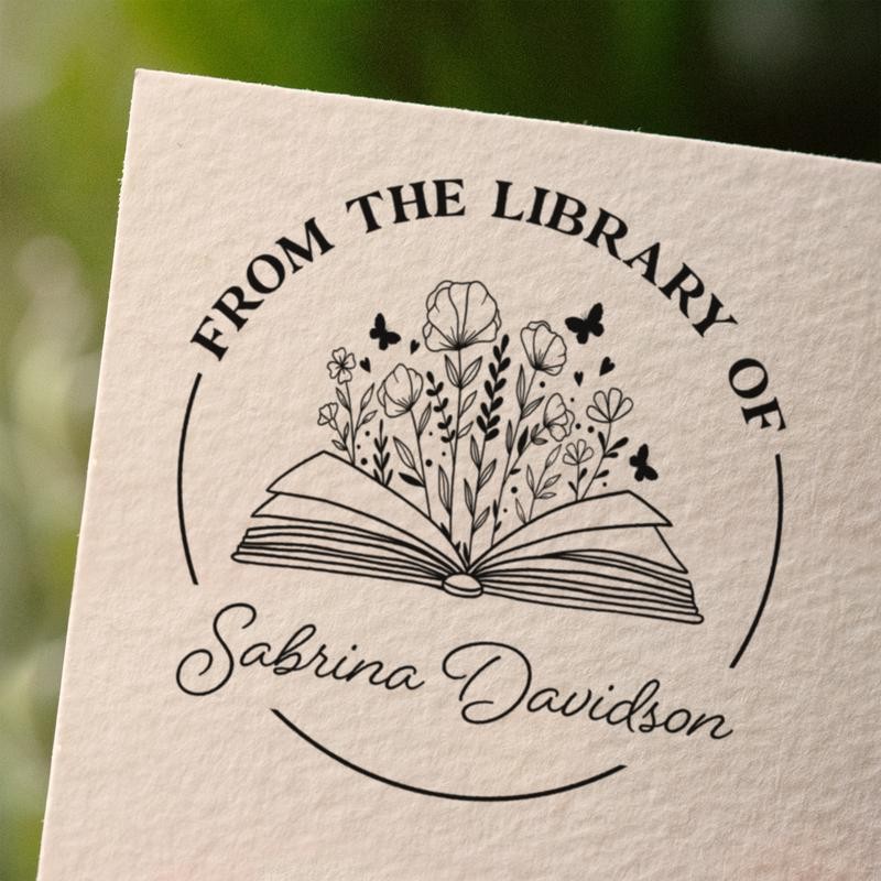from The Library of Book Stamps | Custom Stamp |