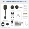 Front Door Handle and Deadbolt Set, Front Door Lock Set,