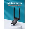 HAOQUOOU USB WiFi Extender Signal Enhancer, Suitable for Home WiFi