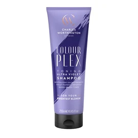 Charles Worthington Charles Worthington Colourplex Toning Ultra Violet Shampoo, Purple Shampoo for Blonde Hair, Toning Shampoo for Blondes, Purple Pigment Shampoo, 250ml