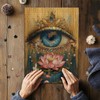 Lotus Eye Puzzles for Adults 1000 Pieces, Flower Eyes Art